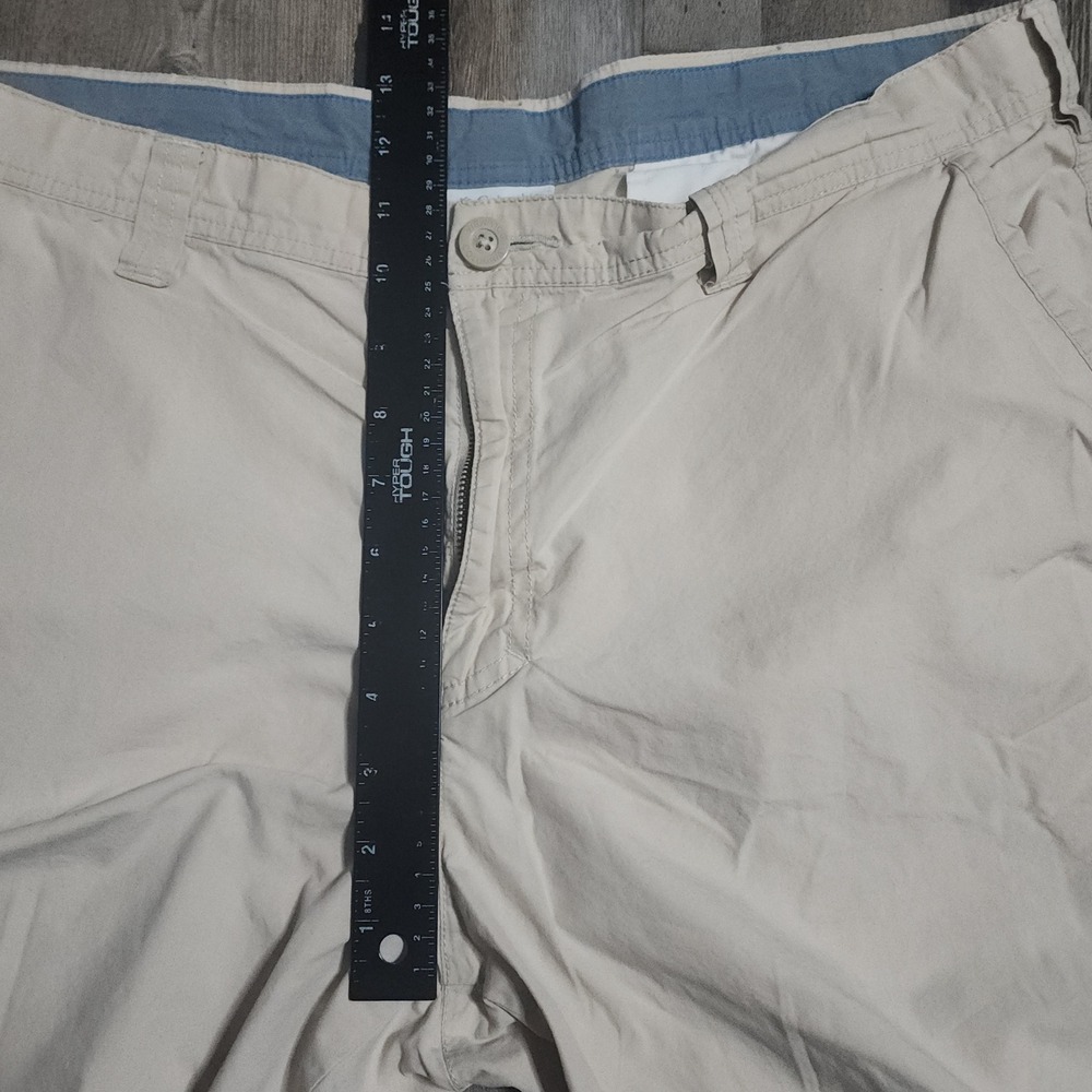 Columbia Shorts Mens 38 Tan Khaki Cotton Blend Outdoor Utility Hiking 10" Inseam - Picture 4 of 9